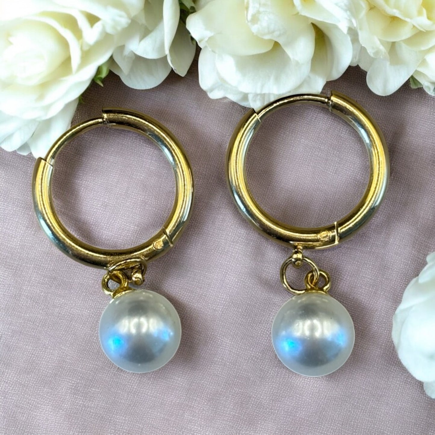 Boucles d'oreilles Créoles dorées