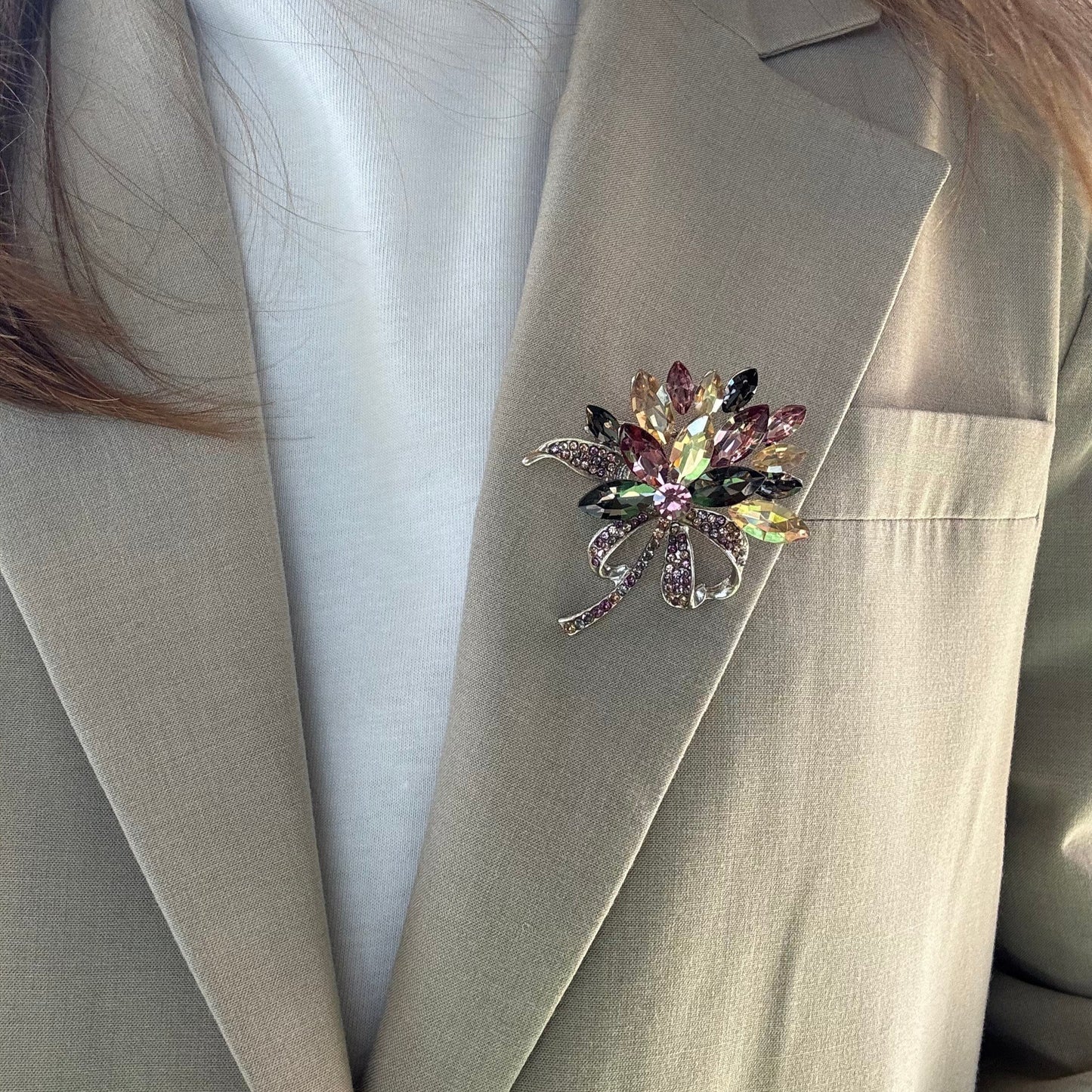 Broche Bouquet Étoilé