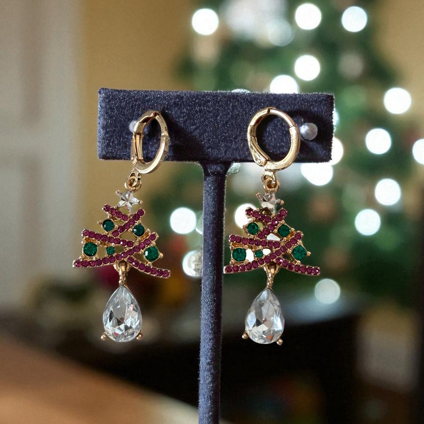 Boucles d’oreilles Sapins Étincelants