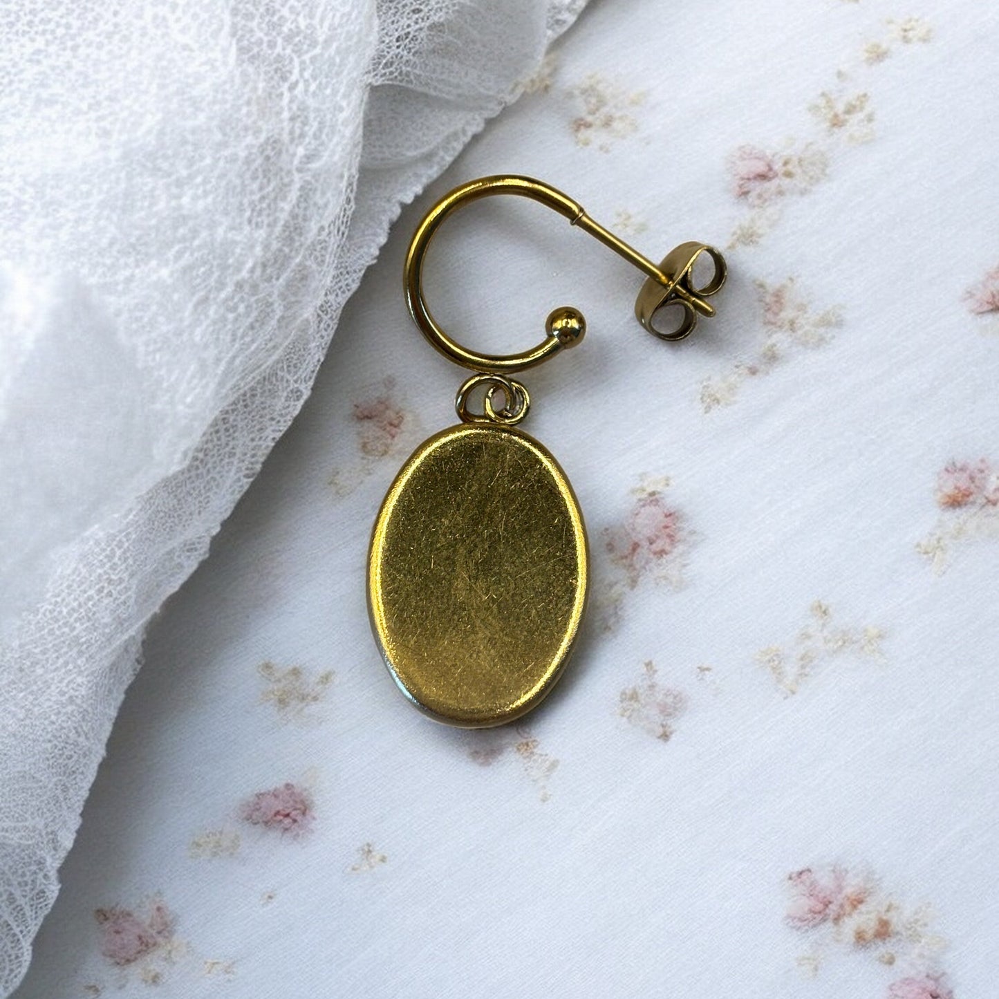 Boucles d’Oreilles Jardin de Porcelaine