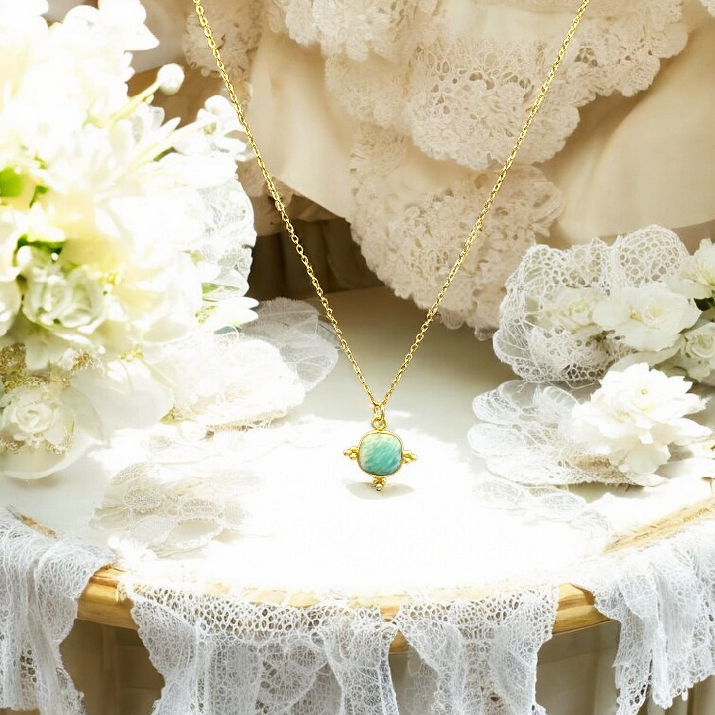 Collier Amazone Céleste