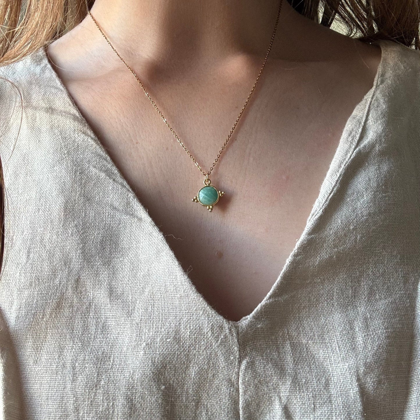 Collier Amazone Céleste