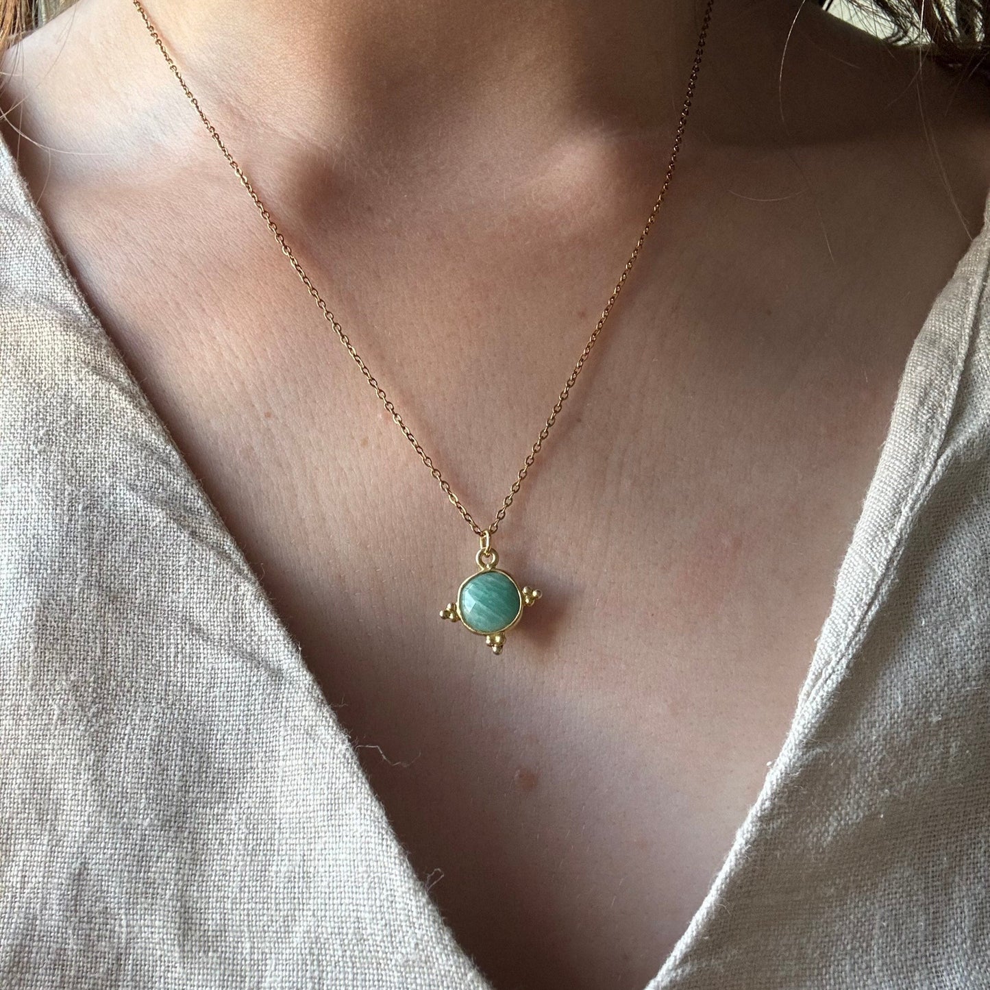 Collier Amazone Céleste
