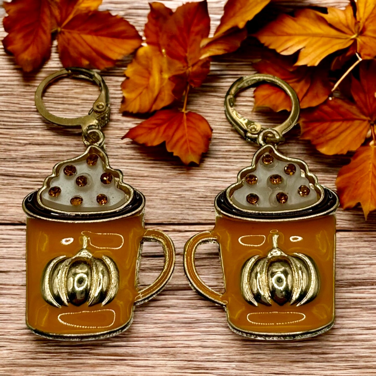 Boucles dâoreilles "Pumpkin Spice"