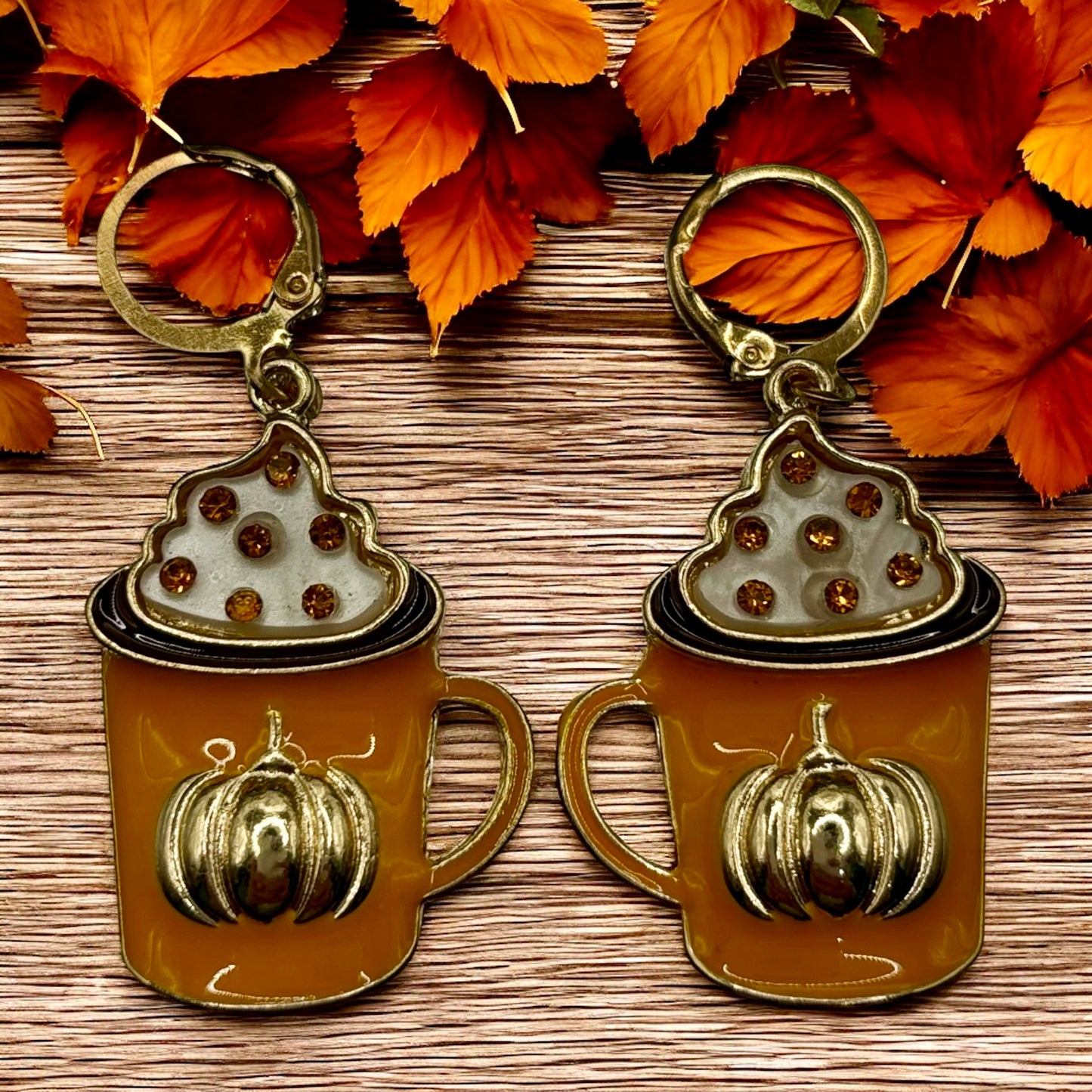 Boucles dâoreilles "Pumpkin Spice"