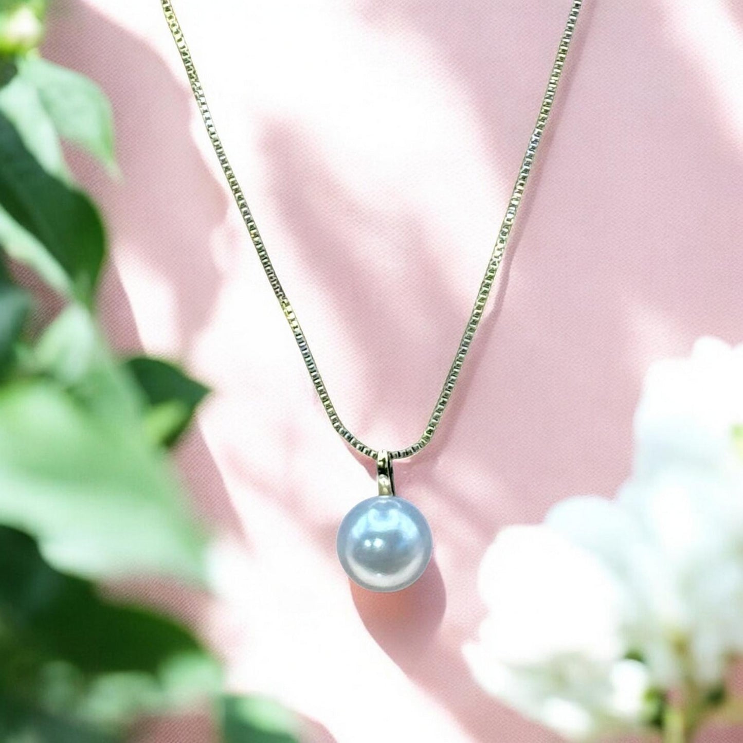 Collier perle blanche, collier vintage, collier pendentif, cadeau raffiné, Bridgerton.