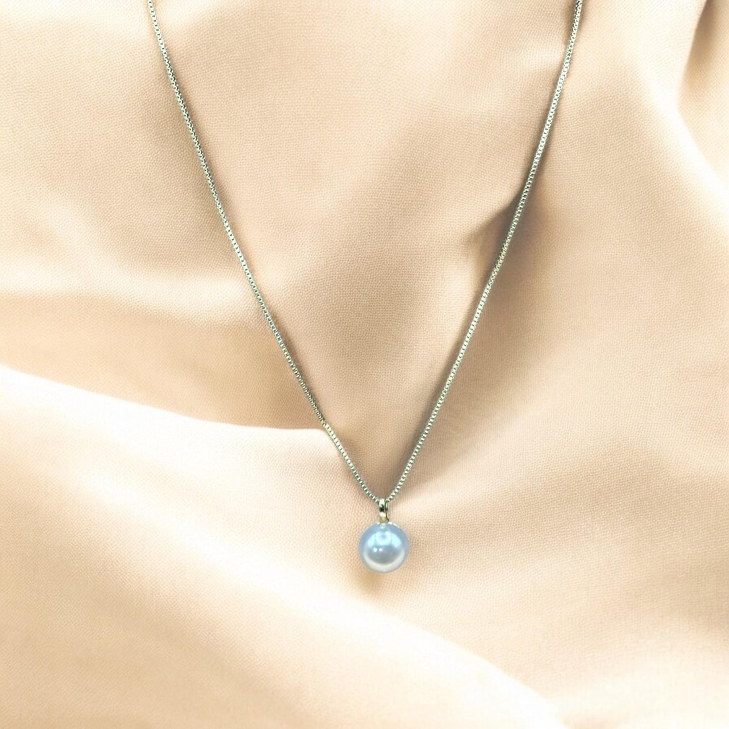 Collier perle blanche, collier vintage, collier pendentif, cadeau raffiné, Bridgerton.