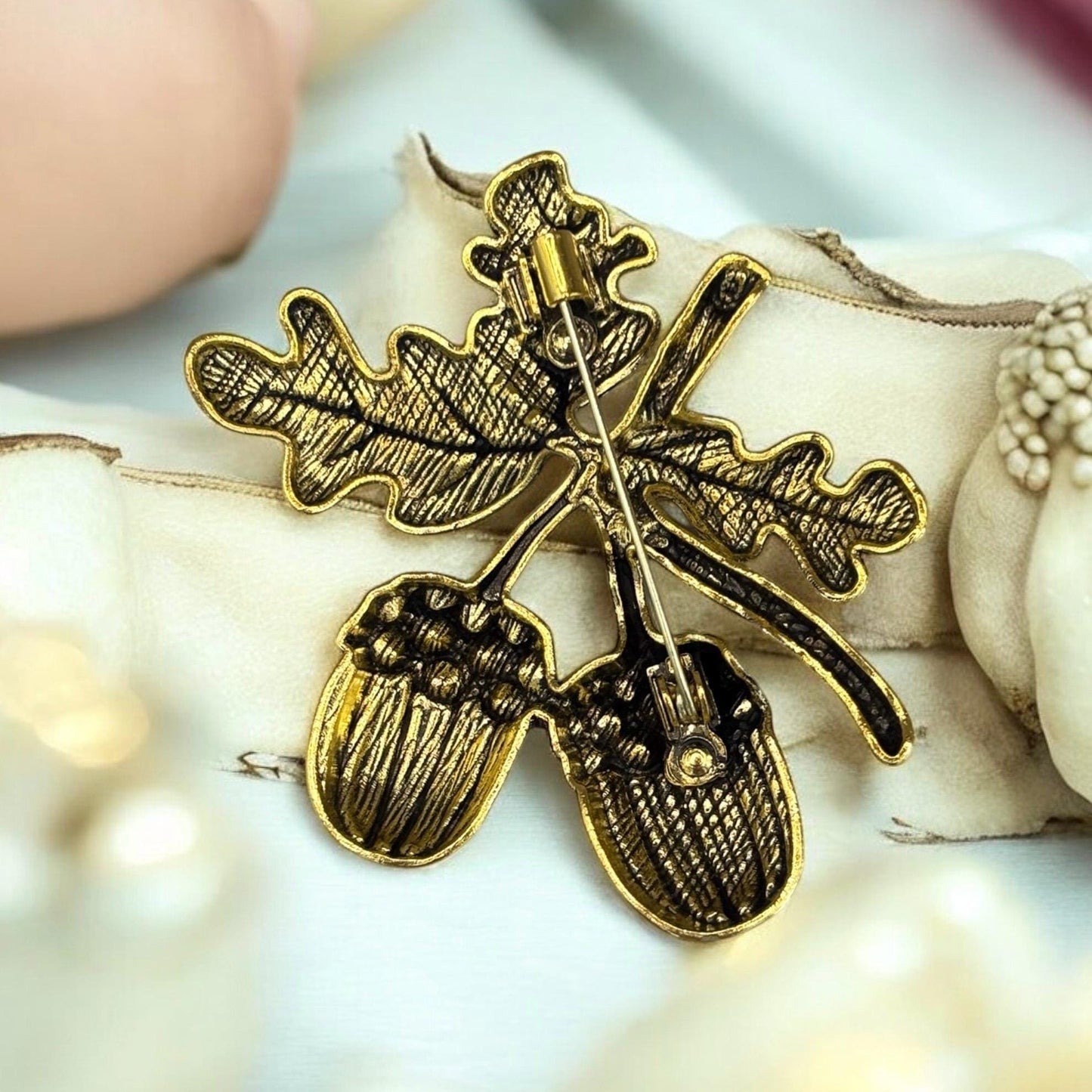 Broche Feuilles de Chêne