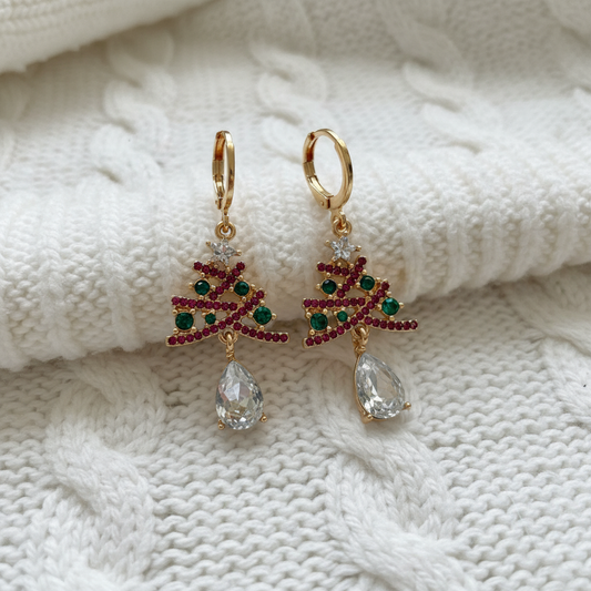 Boucles d’oreilles Sapins Étincelants