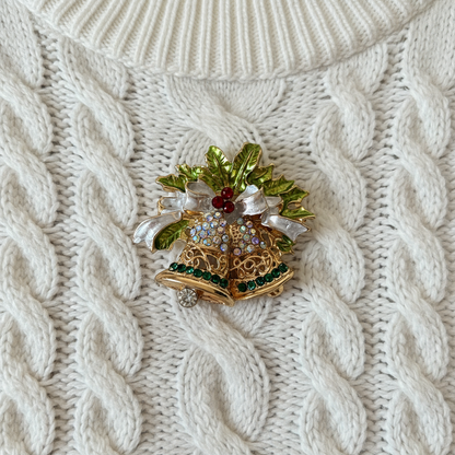 Broche Cloches Festives