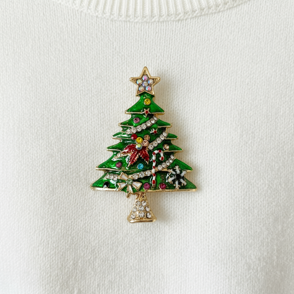 Broche Sapin Enchanté