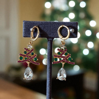 Boucles d’oreilles Sapins Étincelants