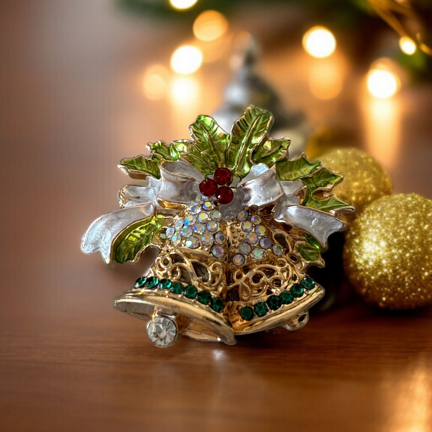 Broche Cloches Festives