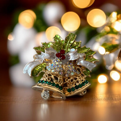 Broche Cloches Festives