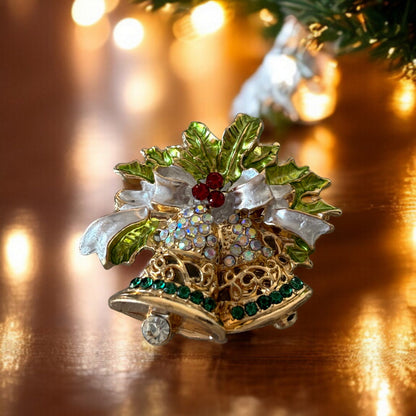 Broche Cloches Festives