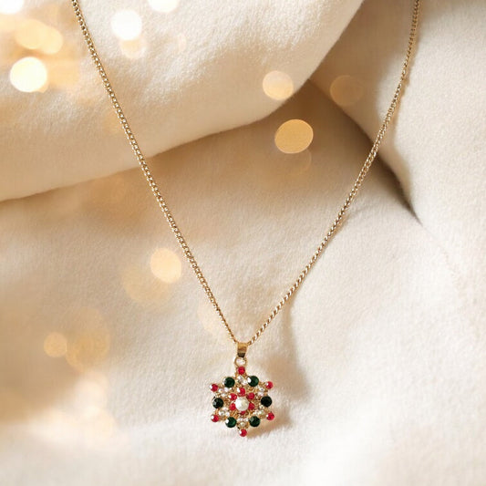 Collier Flocon Festif