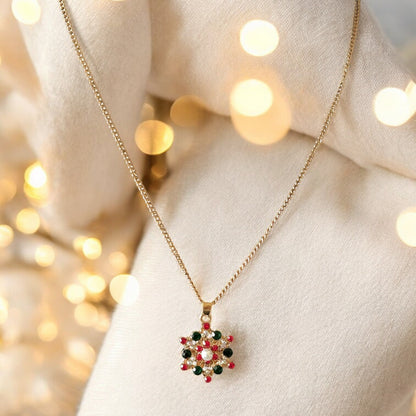 Collier Flocon Festif