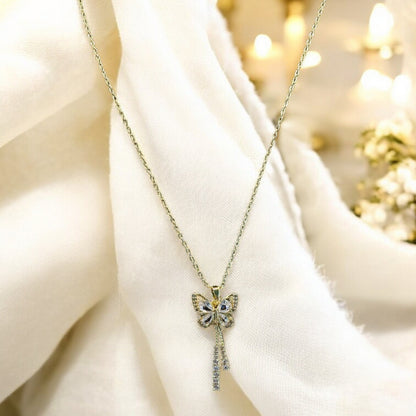 Collier Papillon Céleste