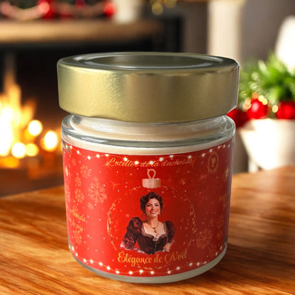 Bougie Élégance de Noël