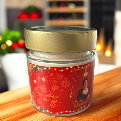 Bougie Élégance de Noël