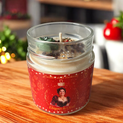 Bougie Élégance de Noël