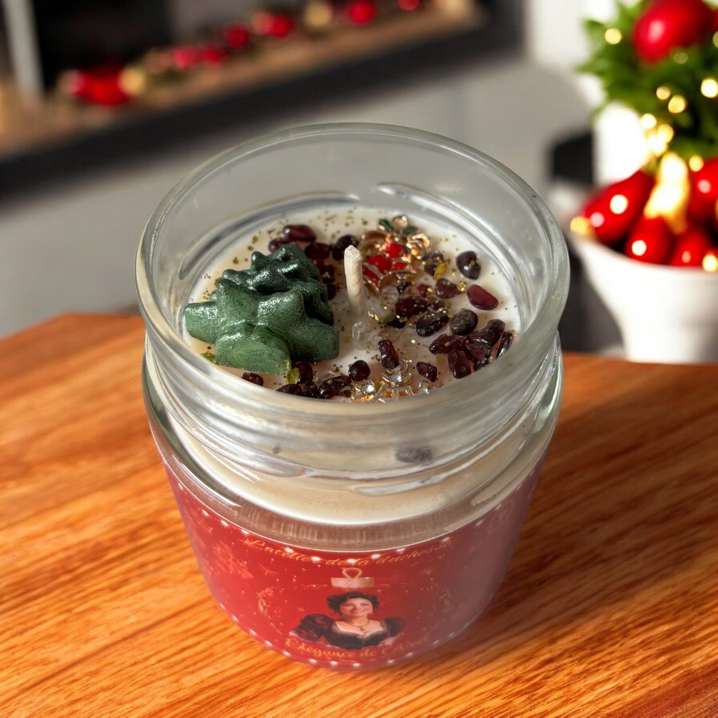 Bougie Élégance de Noël