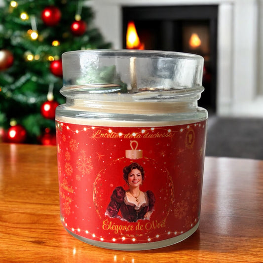 Bougie Élégance de Noël