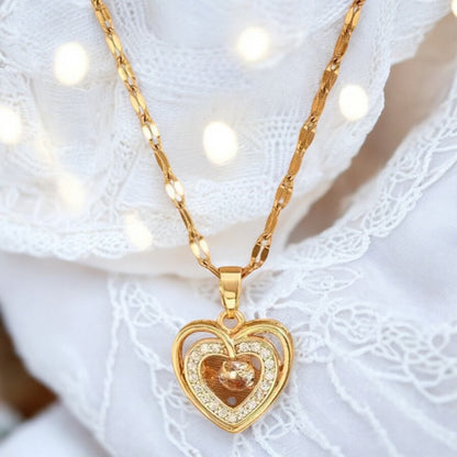 Collier « Cœur Lumineux »