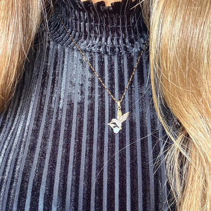 Collier pendentif, collier perle, collier, cadeau élégant, idée cadeau femme, collier vintage, Bridgerton