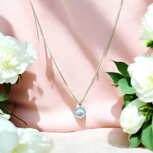Collier perle blanche, collier vintage, collier pendentif, cadeau raffiné, Bridgerton.