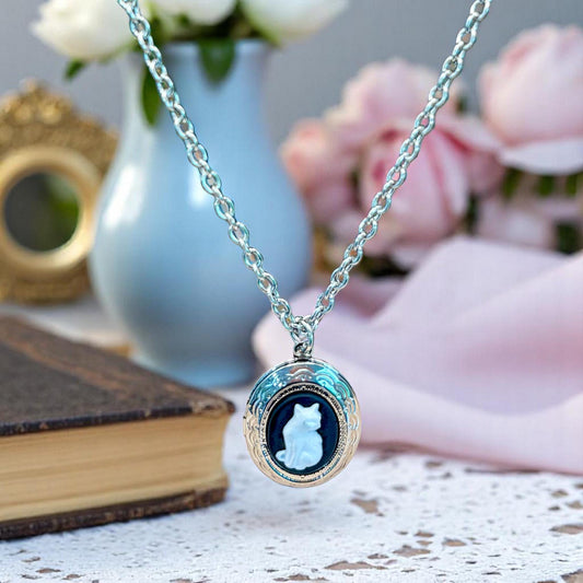 Collier camée vintage, bijou style victorien, bijou femme, idée cadeau.