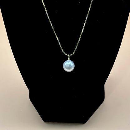 Collier perle blanche, collier vintage, collier pendentif, cadeau raffiné, Bridgerton.