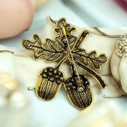 Broche Feuilles de Chêne